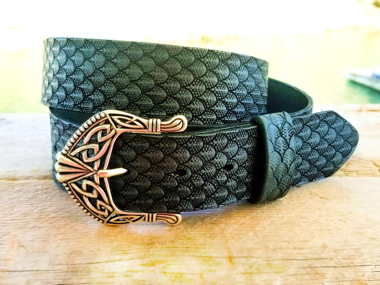 BC Belts Leather Belt Strap with Embossed Basket Weave Pattern 1.5 Wide with Snaps