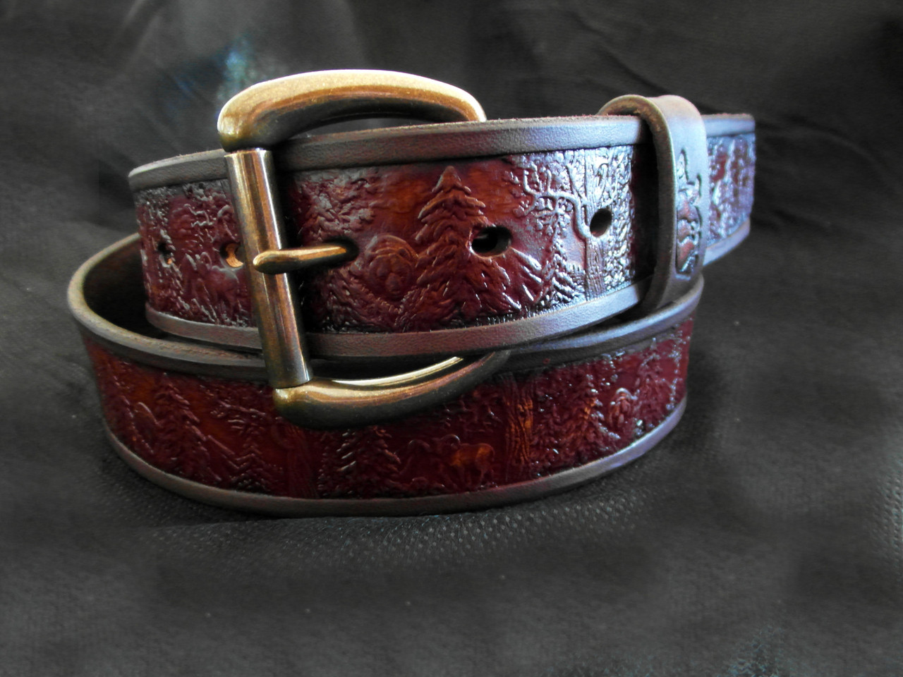 woodland belt buckle