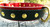 Leather Dog Collar Red - Black