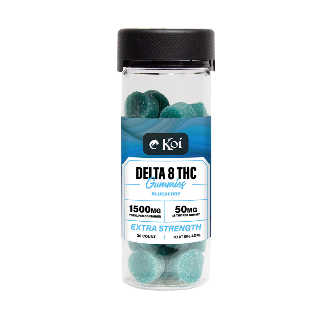 Koi Extra Strength Delta 8 THC Gummies | 50 mg Delta 8 Each | 5