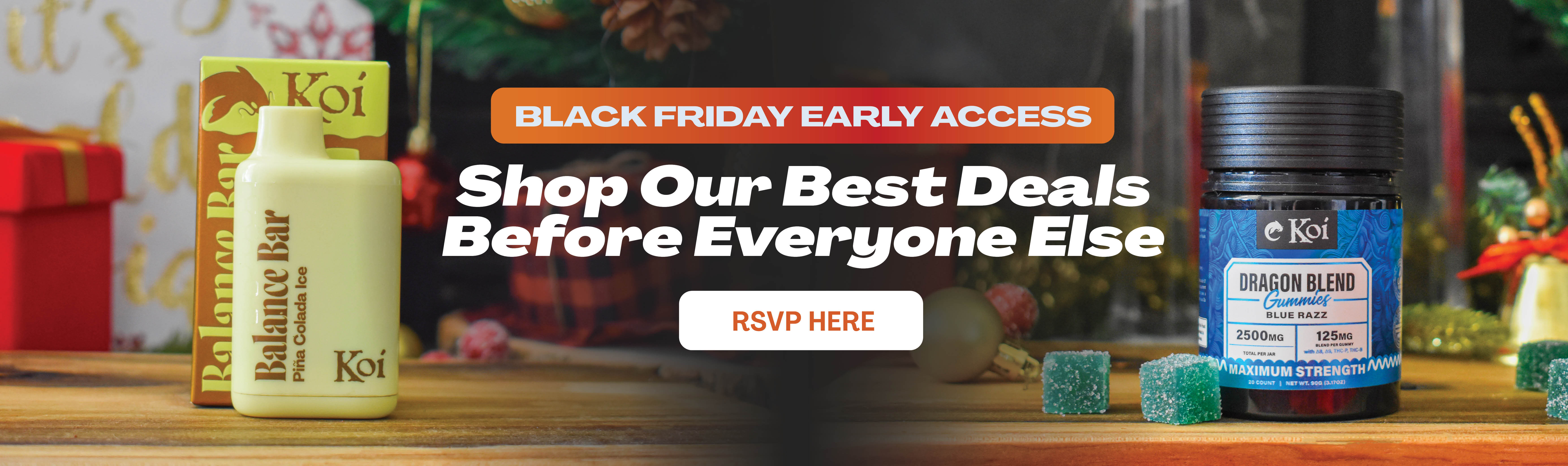 Early Black Friday Sale Sign Up