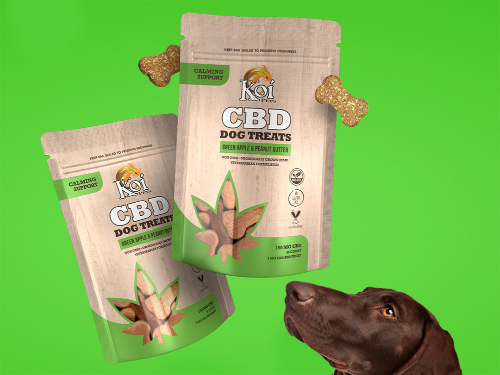 Koi CBD Dog Biscuits Calming Support CBD Calming Treats for Dogs