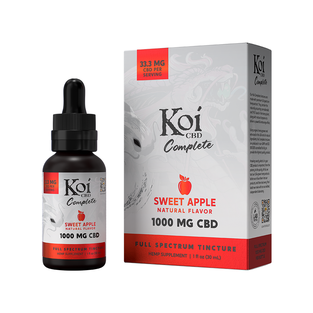 Koi Complete Full Spectrum CBD Tinctures | 1000 mg, 3000 mg 