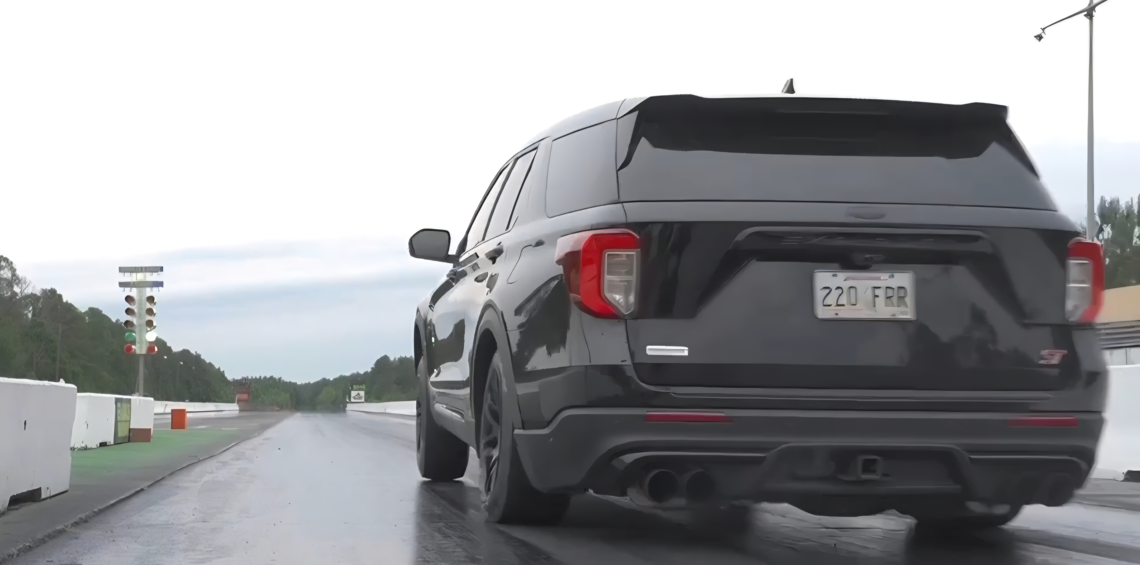 Record stock engine and turbo Explorer "ST"  1/4 mile pass! 