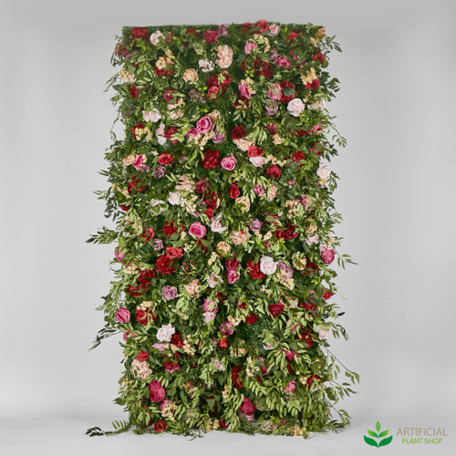 artificial mixed flower wall