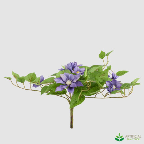 UV resistant artificial clematis bush