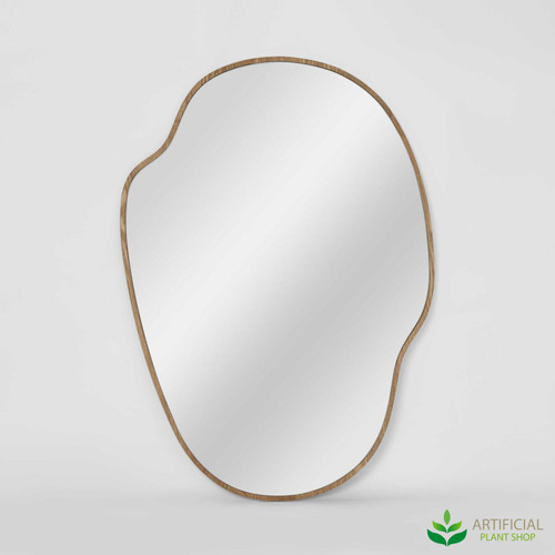 oak dune organic mirror 87cm