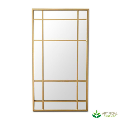 gold lucia 15-pane mirror 1.8m