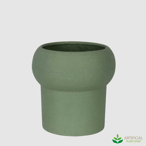 olive green jenssen planter 26cm