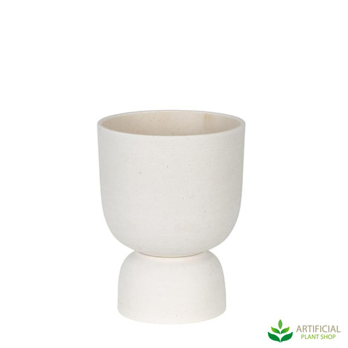 small chalk blanche planter 22cm