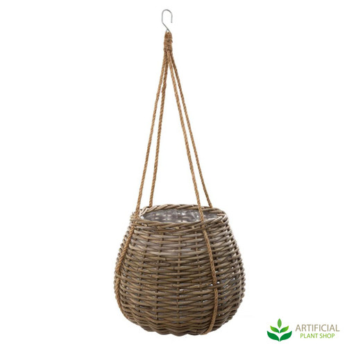 natural cancun hanging basket 40cm