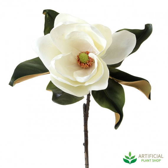 White Magnolia Flower 77cm