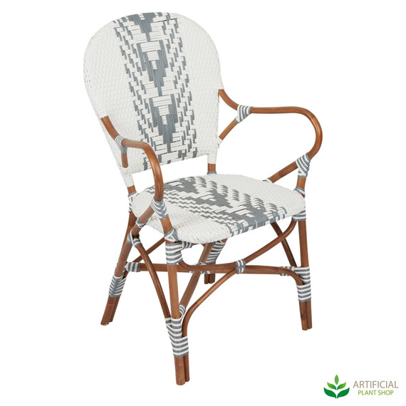 tropez rattan bistro chair