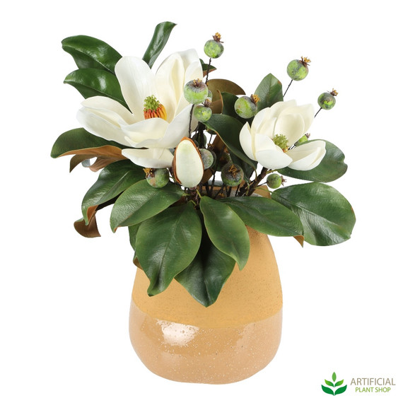 small magnolia flower arrangement