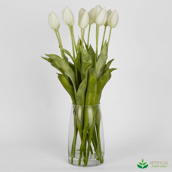 artificial tulip flower arrangement