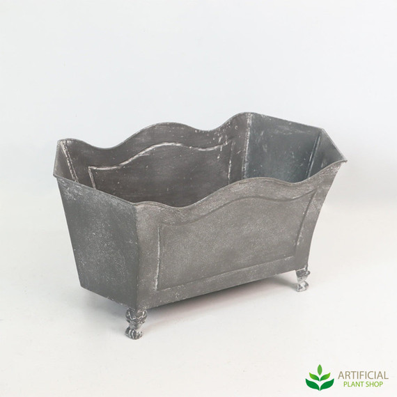 grey iron antoinette planter 24cm
