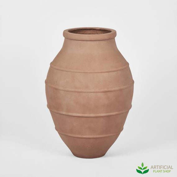 terracotta ibiza floor planter 78cm