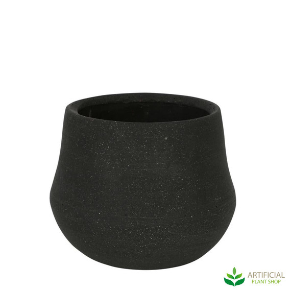 extra small black ana planter 14.5cm
