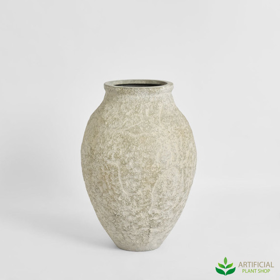 fake white egg planter 78cm