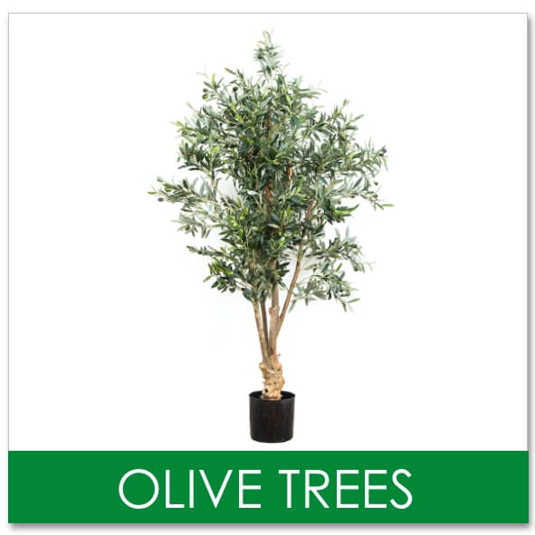 artificial olive trees