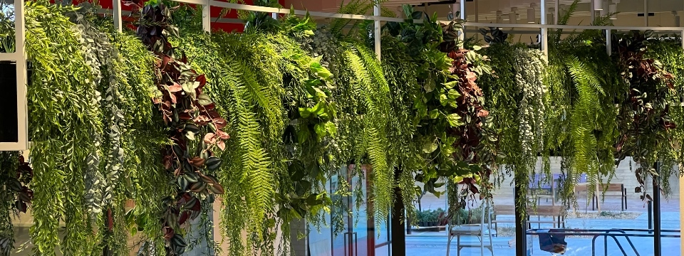 Hanging Artificial Plants by Artificialplantshop.com.au