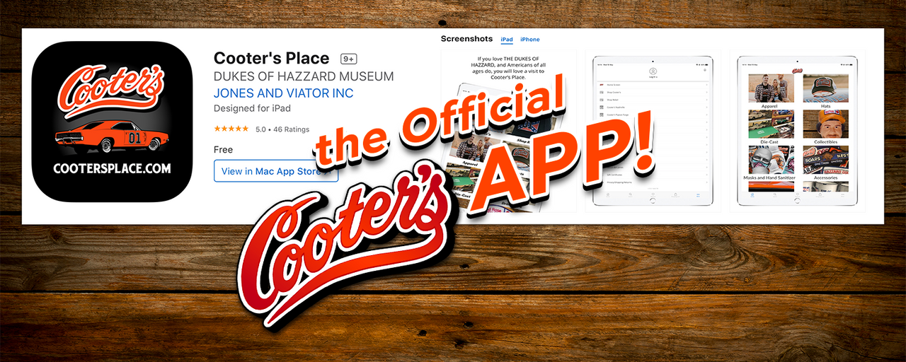 Official Cooter's App