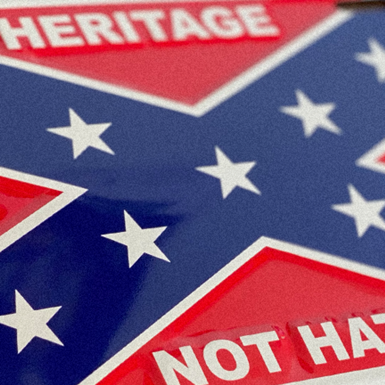 Heritage Not Hate Confederate Flag Utility Knife