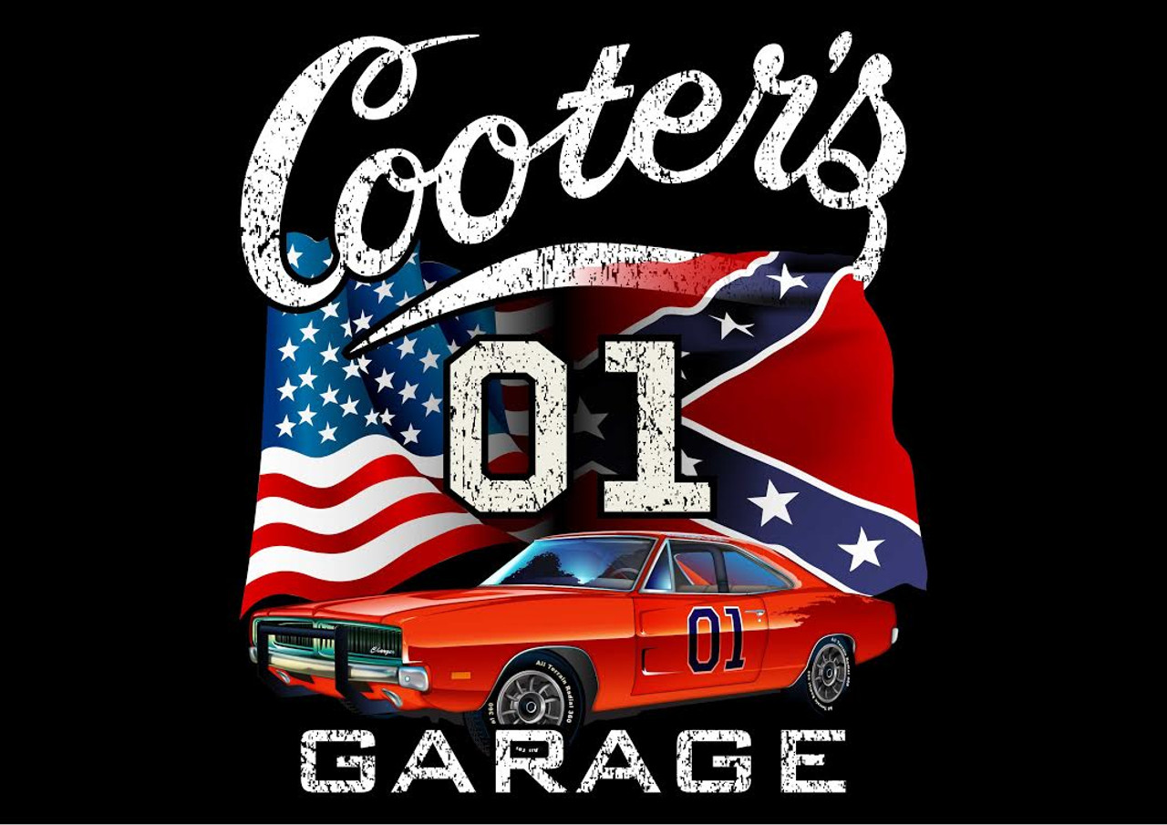 Magnet Cooter's Garage Combo Flag - Cooter's Place