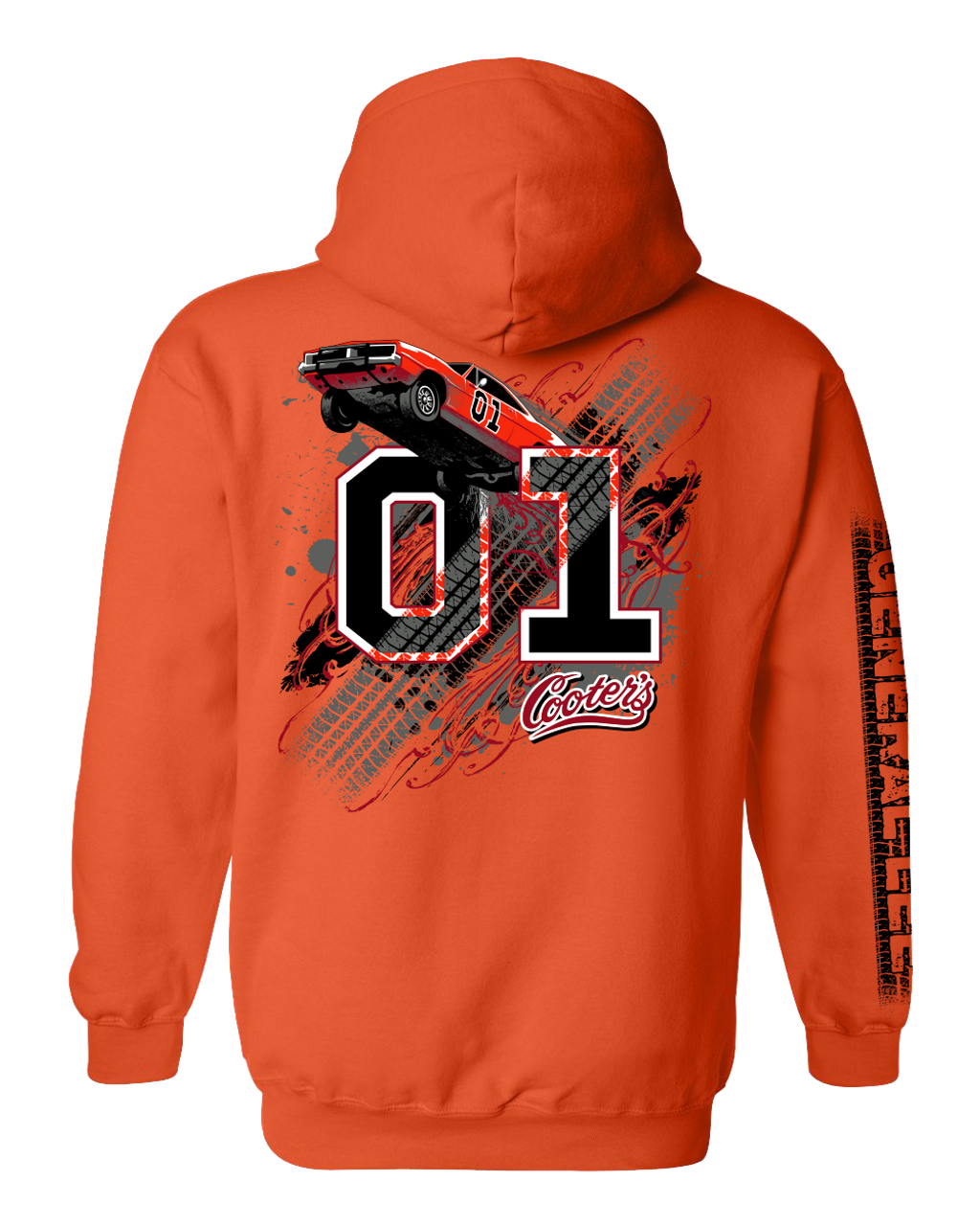 Dukes of Hazzard Sweat Shirt General Lee Pullover Hoodie Cooter's Keep ...