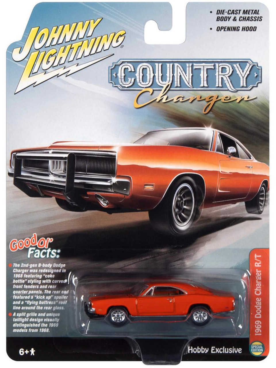 1:64 1969 Dodge Charger R/T