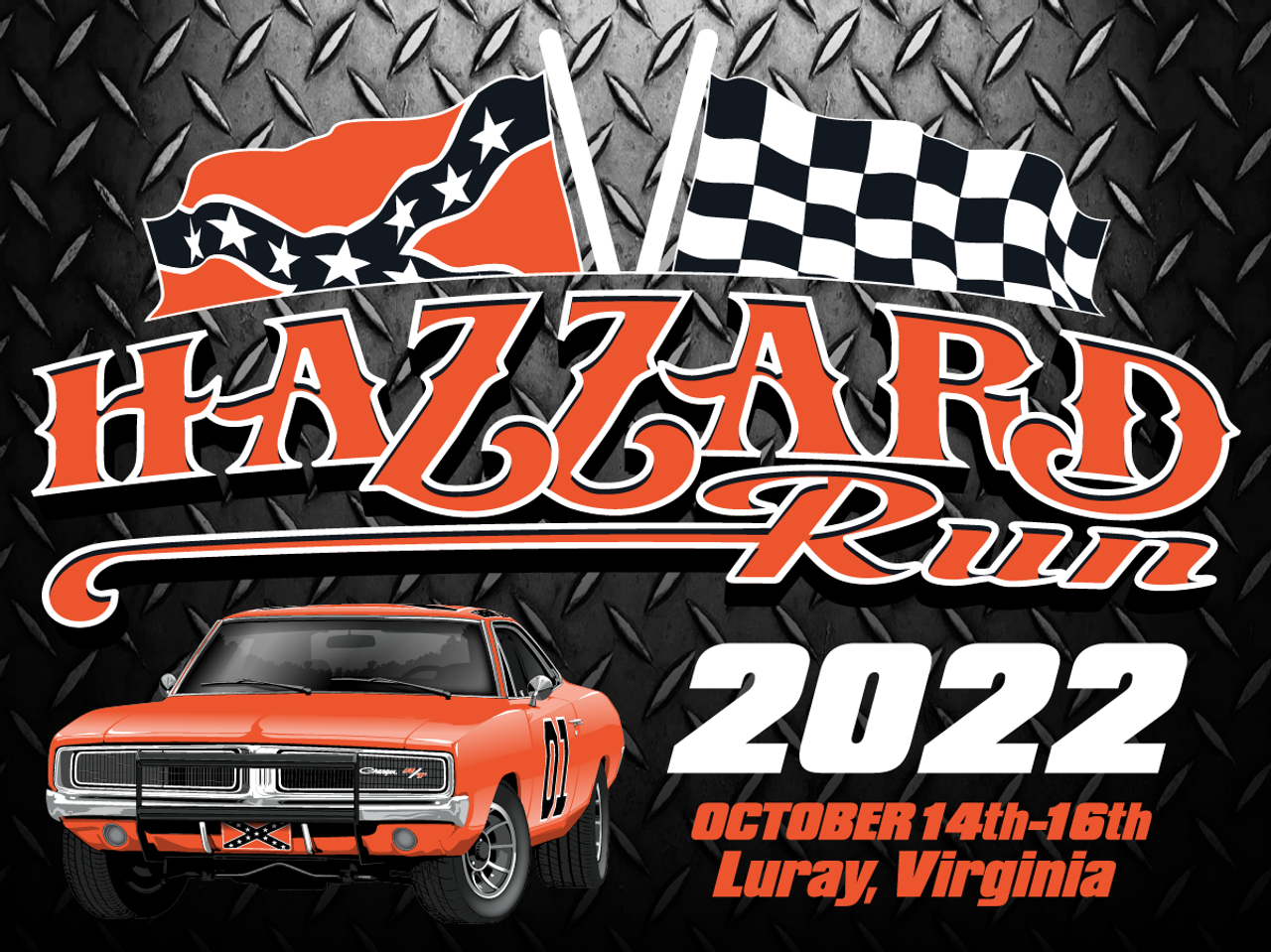 Hazzard Run 2022 - Dash Plaque