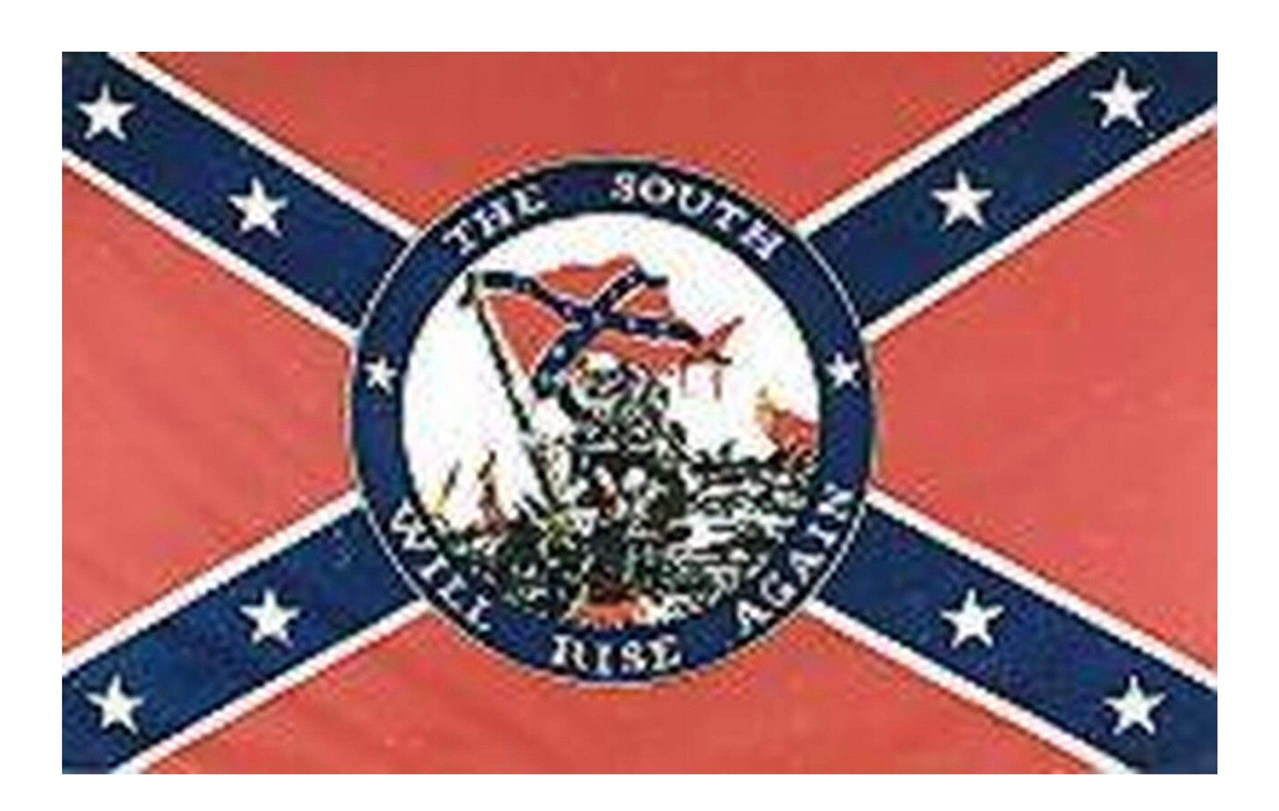 South Will Rise Again Confederate Flag 3x5 Polyester