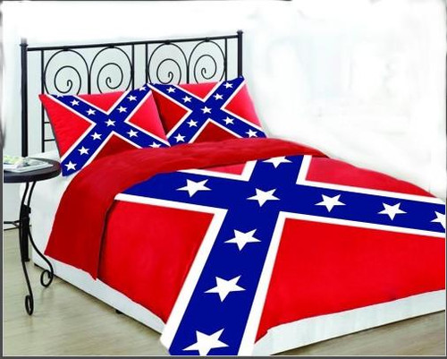Confederate Flag Bedroom Comforter Bed Set