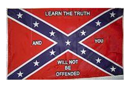 Learn The Truth - Rebel Flag 3x5 Polyester