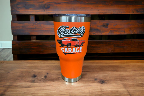 Cooter's Garage General Lee Double Insulated Tumbler 30oz-