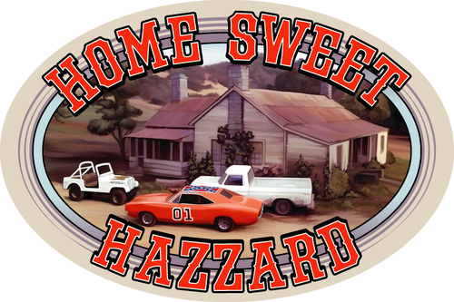 Home Sweet Hazzard Sticker