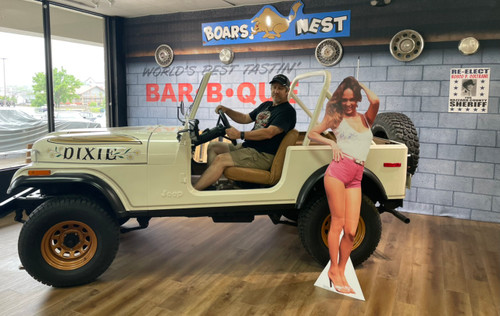 In Store Photo Op - Daisy's Jeep in Pigeon Forge