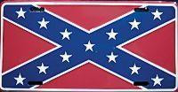 Confederate Flag License Plate