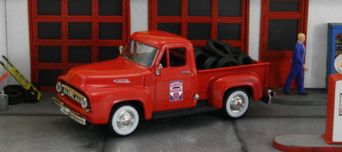 1:43 Die-Cast 1953 Ford F-100 Pickup "Hoggoco Gasoline" w/Tire Load