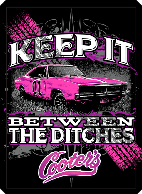 Ladies Keep it Between the Ditches Magnet