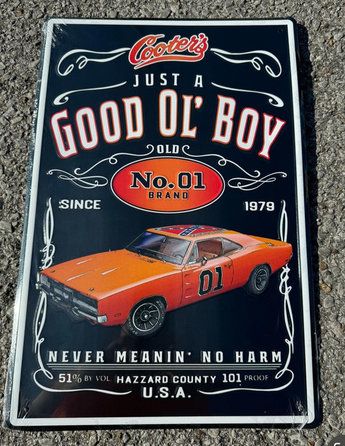 Cooter’s 101 Proof Metal Sign 12x18