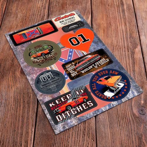 General Lee Sticker Sheet