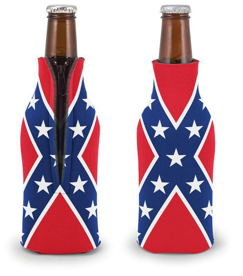 Rebel Flag Bottle Coolie