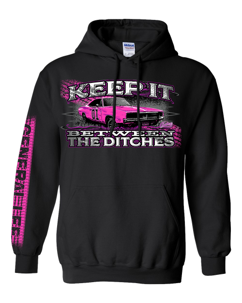 Ladies Ditches Hooded Comfort Colors Pullover Sweatshirt