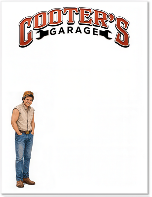 Cooter's 4x6 Notepad - Cooter