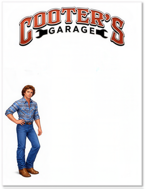 Cooter's 4x6 Notepad - Luke