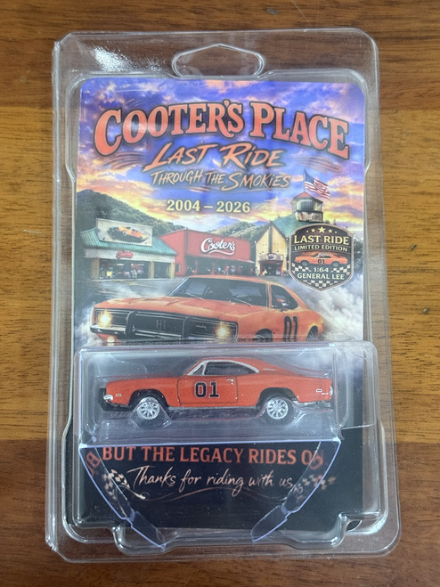 1:64 Cooter’s General Lee Die-Cast - Last Ride Edition