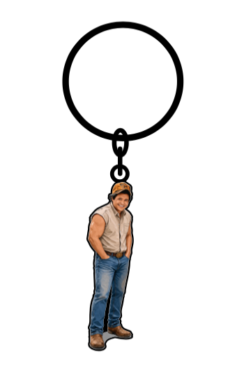 Cooter Character Keychain