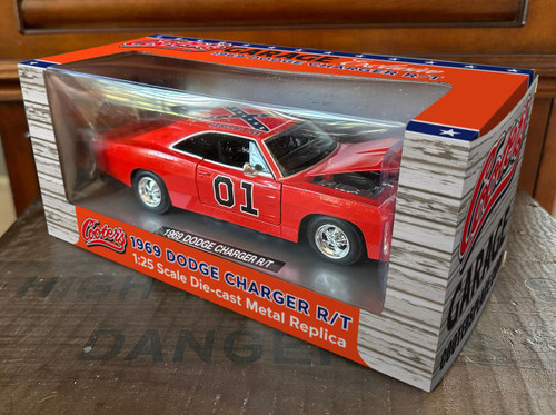 Autographed by Byron Cherry "Coy Duke" 1:25 Scale Die-Cast 1969 Dodge Charger General Lee