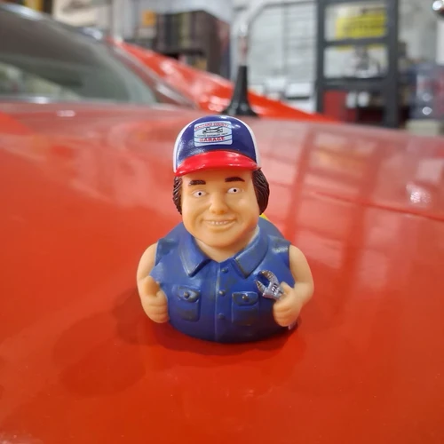 Cooter Red White and Blue Rubber Duck